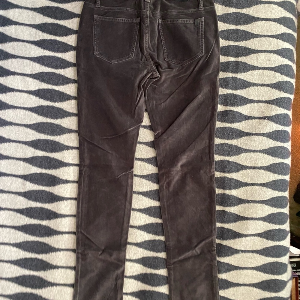 VTG Joe's Jeans Fit Skinny Vionaire Velvet Pinwale Corduroy Charcoal Size 28 - Picture 2 of 12